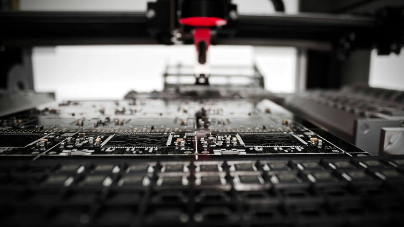 An image of a surface mount pick and place machine