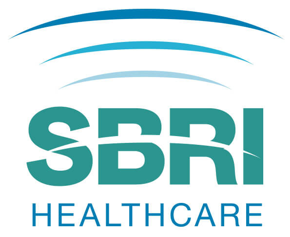 The SBRI Healthcare logo.